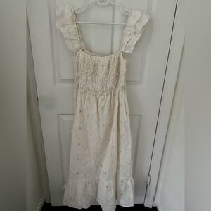 Greylin Ivory Textured Dress